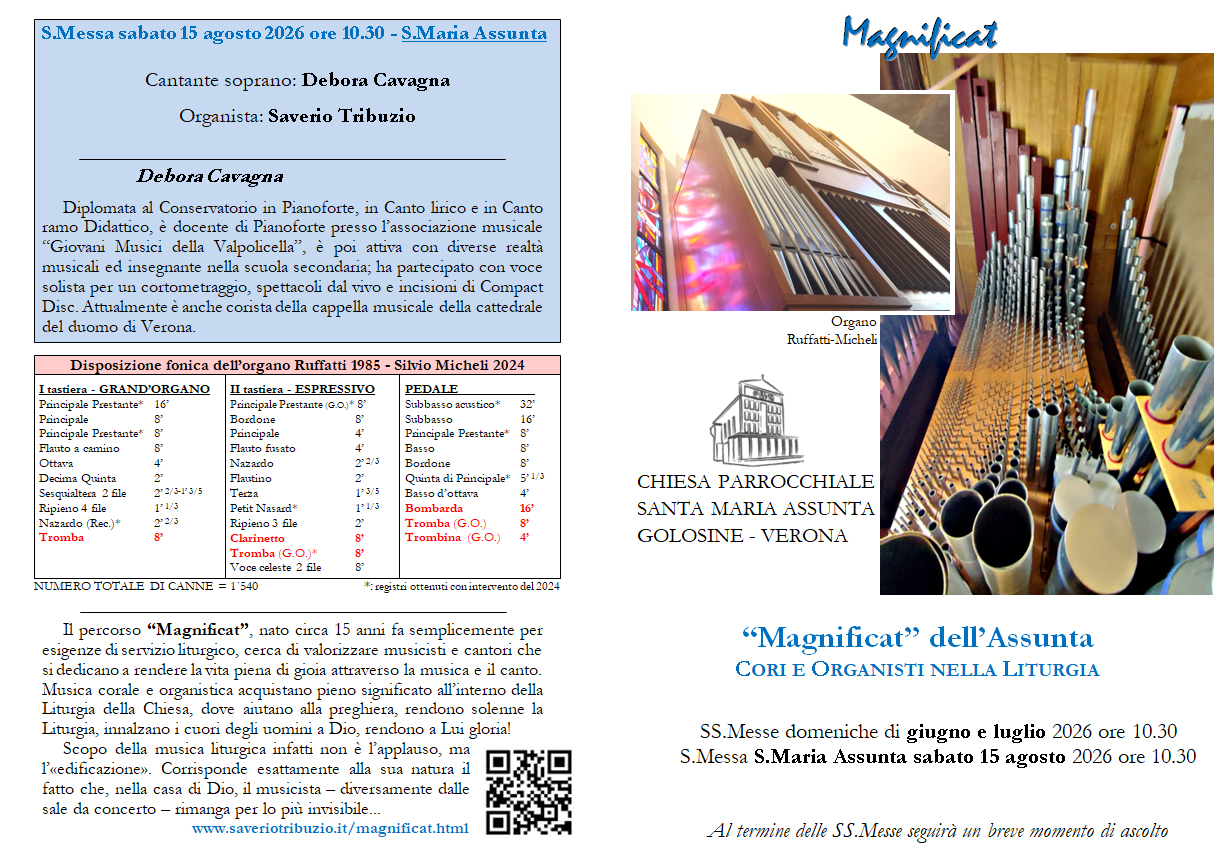 Archivio attività Magnificat